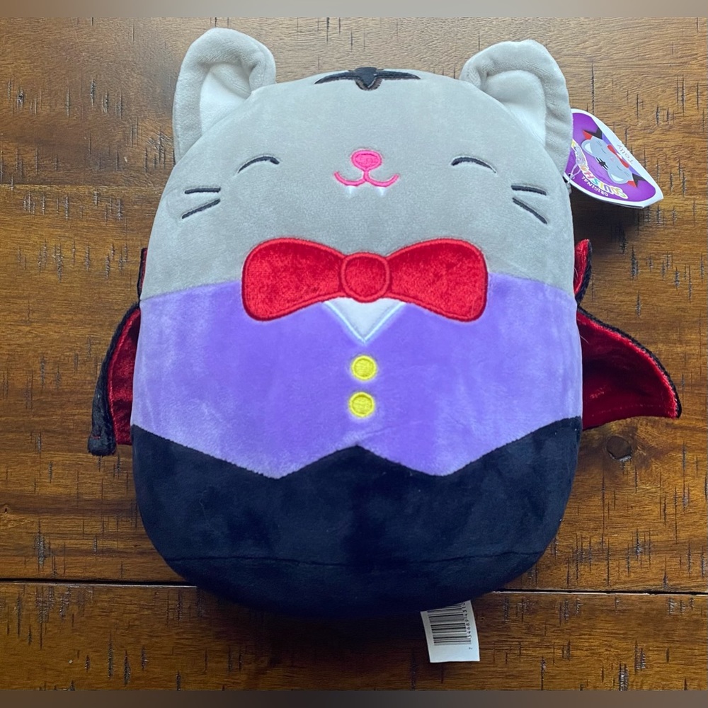 •NWT•Squishmallows Tally the Vampire Cat 8” Halloween Plush - Picture 2 of 9